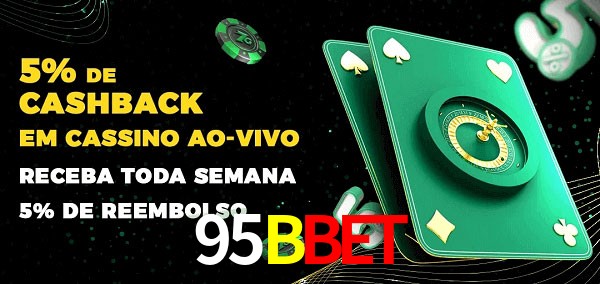 Promoções do cassino ao Vivo 95Bbet